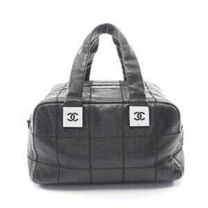 CHANEL Black Caviar Leather Bag